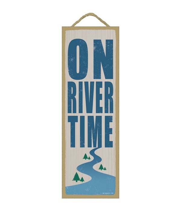On river time (river image)
