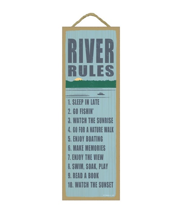 River rules (river image)