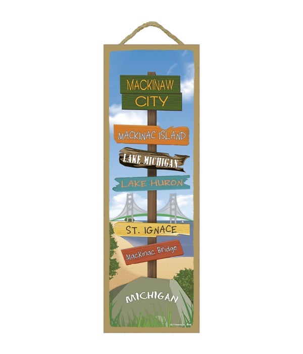 Mackinaw City Destination Sign