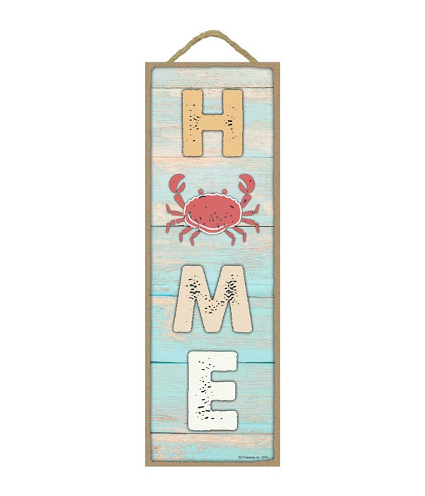 Home - The "o" is a crab 5x15 sign