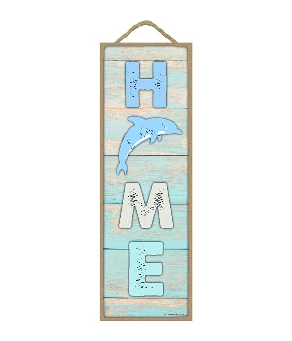 Home - The "o" is a dolphin 5x15 sign