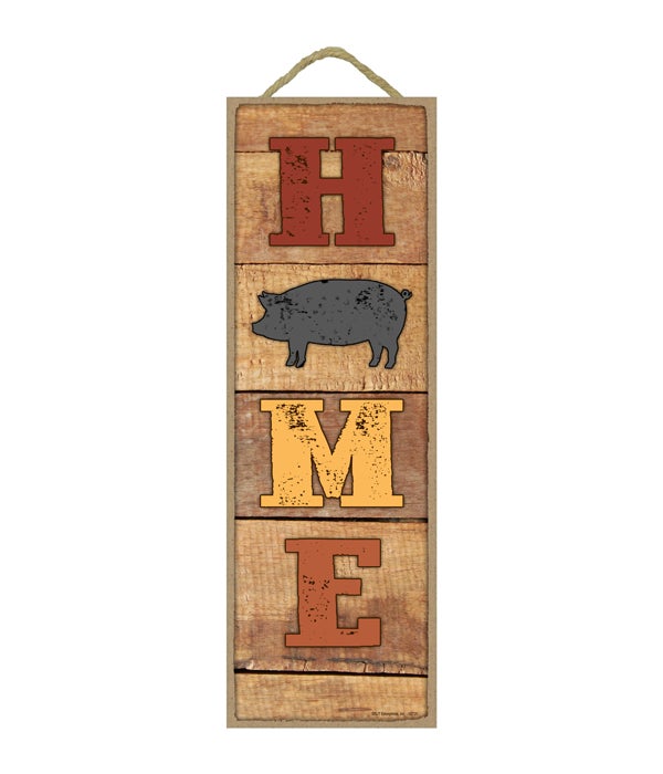 Home - The "o" is a pig 5x15 sign