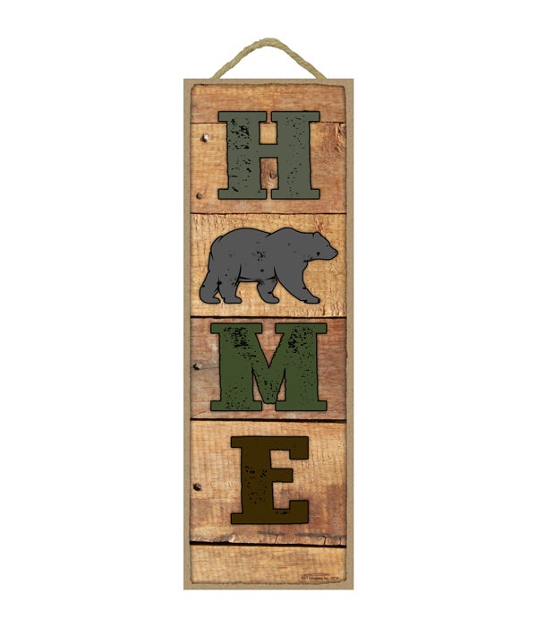 Home - The "o" is a bear 5x15 sign