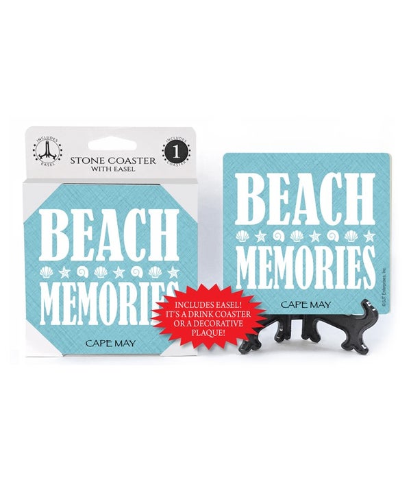 Beach Memories-1 Pack Stone Coaster