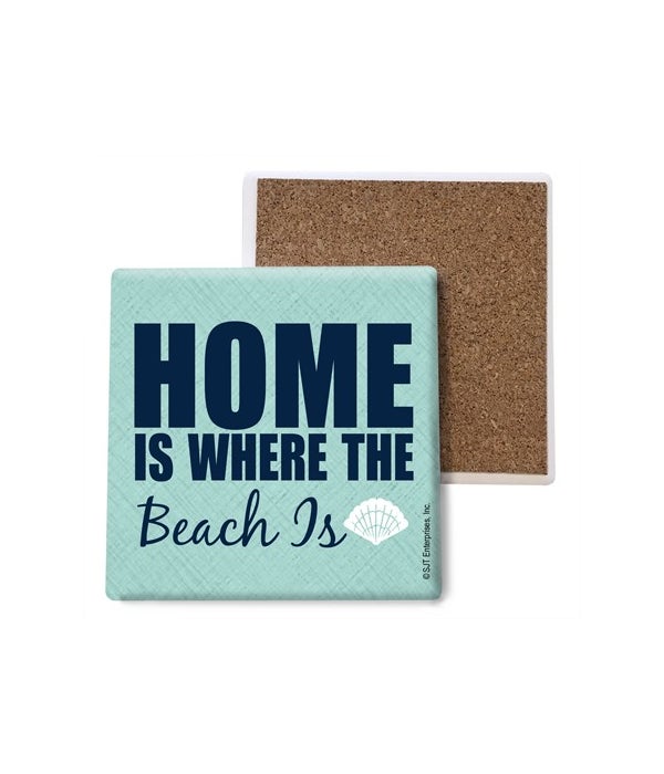Home is where the beach is - white shell