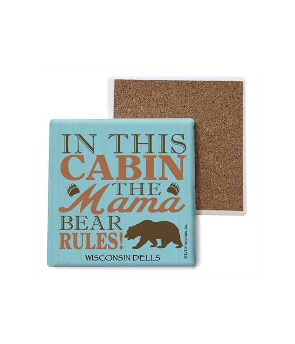 In this cabin, the mama bear rules! (bea