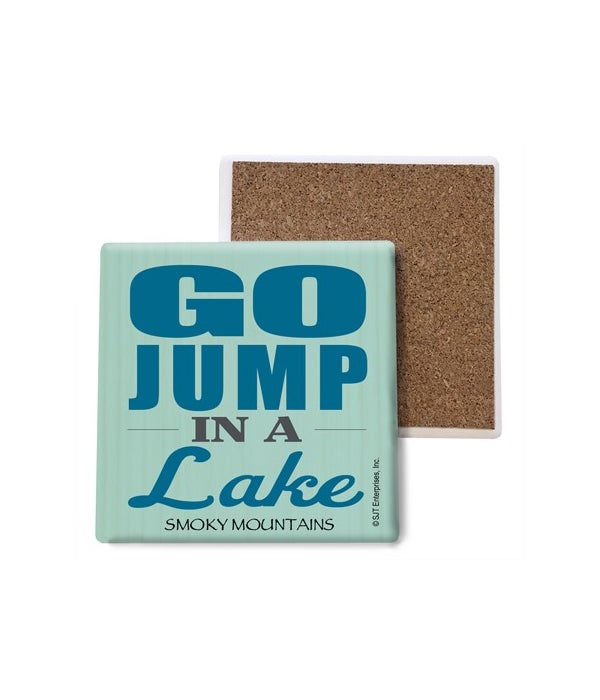 Go jump in a lake (people jumping in lak