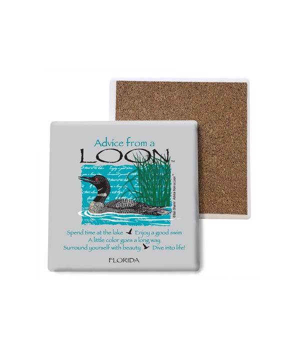 Advice from a Loon Stone Coasters