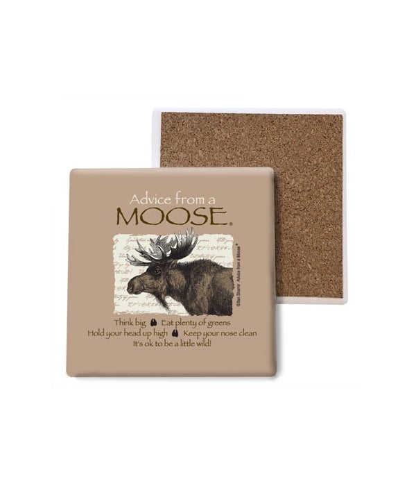 Advice from a Moose Stone Coasters