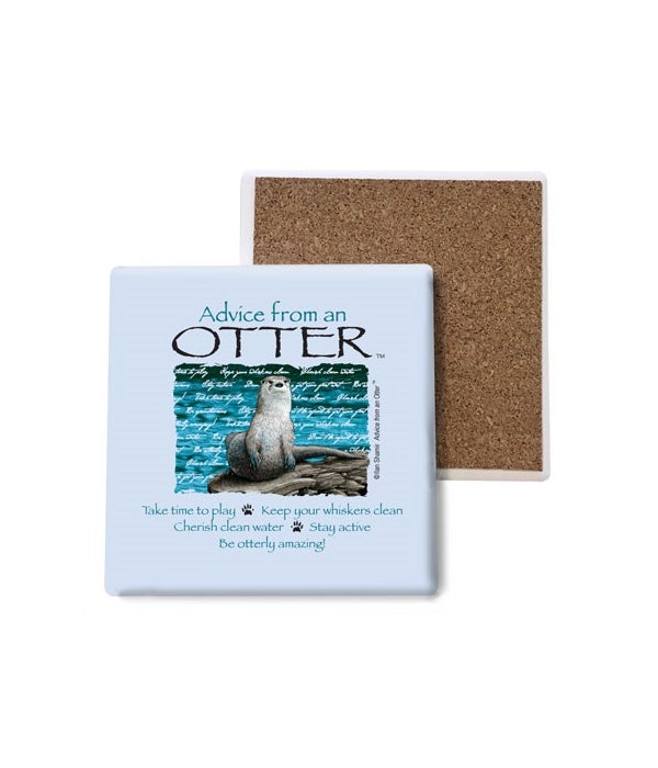 Advice from an Otter Stone Coasters