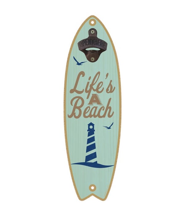 Life's a beach (lighthouse image) Surfbo