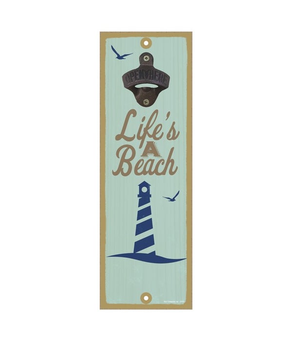 Life's a beach (lighthouse image)