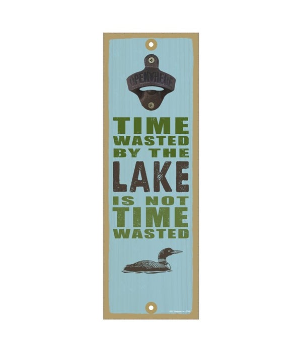 Time wasted by the lake is not wasted time (duck image)