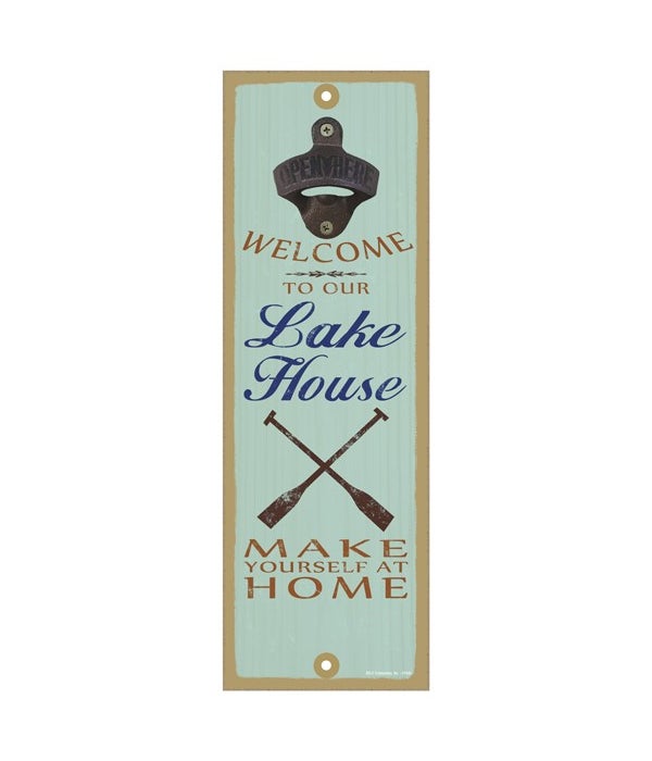 Welcome to our lake house.  Make yourself at home (oar image)