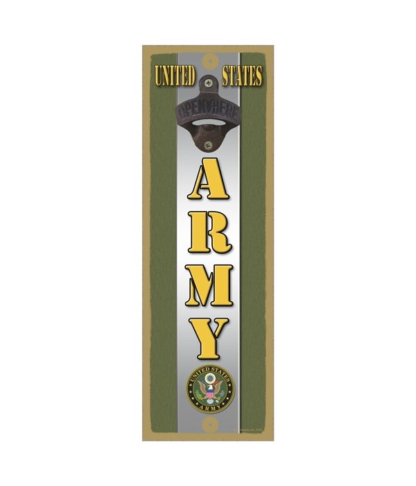 United States ARMY with logo and silver