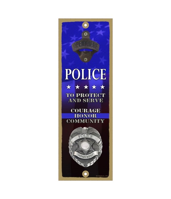 Police - To Protect and Serve -Honor, C