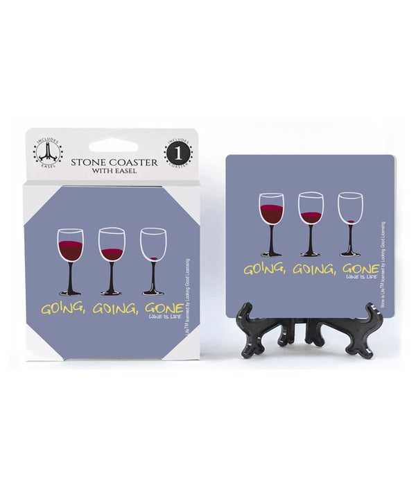 Going, going, gone -1 pack stone coaster