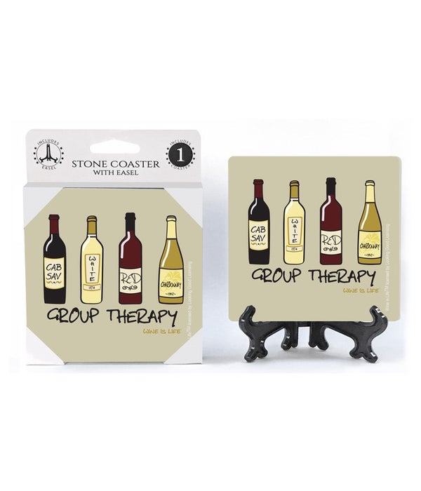 Group therapy - 4 different wine bottle