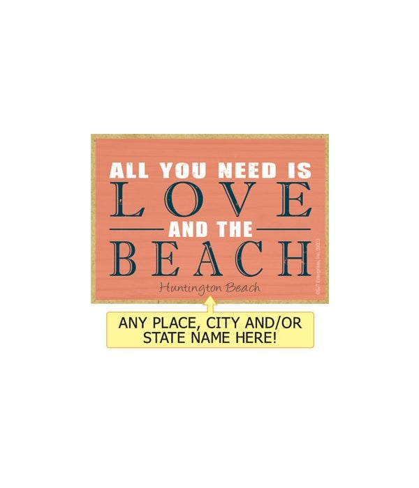 All you need is love and the beach Magne