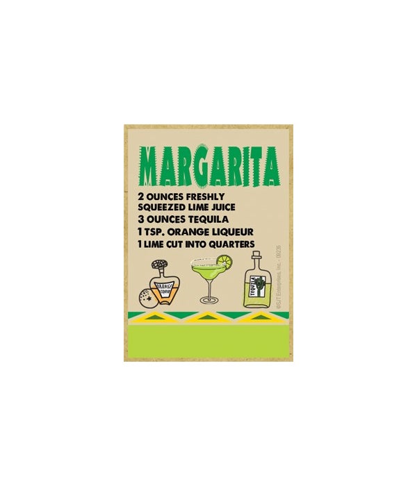 Southwest Recipe-Margarita-Wooden Magent
