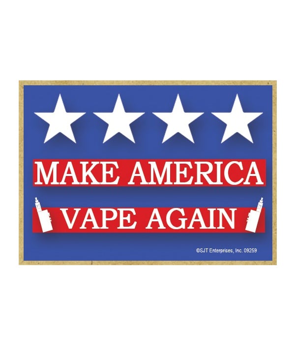 Make America Vape Again-Wooden Magnet