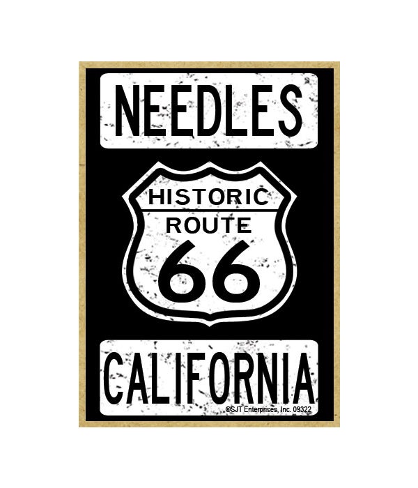 Route 66-Needles, California-Wooden Magnet