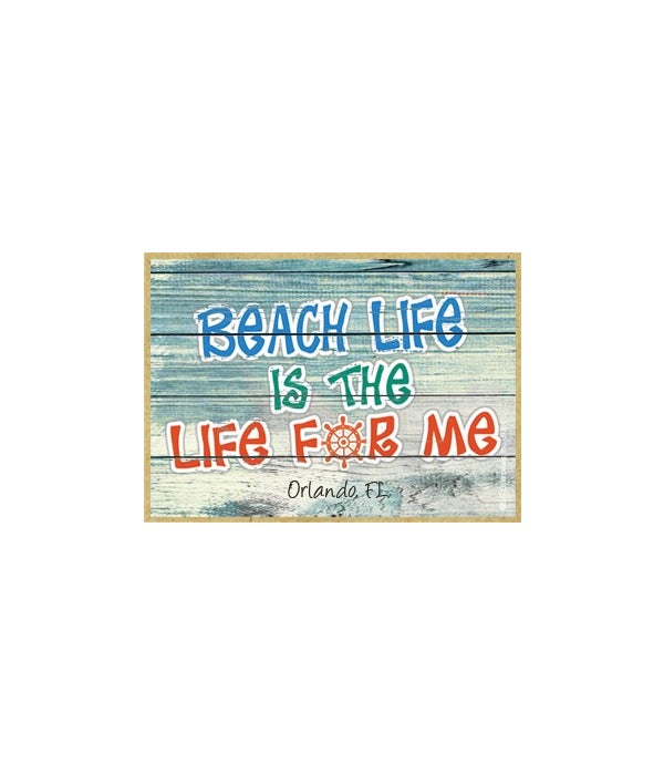 Beach life is the life for me - boat whe