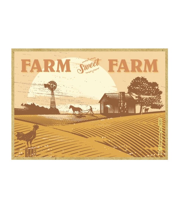 FARM Sweet FARM-Wooden Magnet