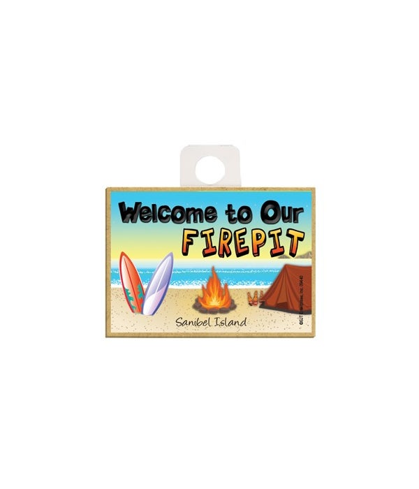Welcome to our Fire pit - Beach scene w/