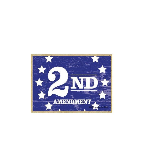 2nd Amendment-Wood Magnet