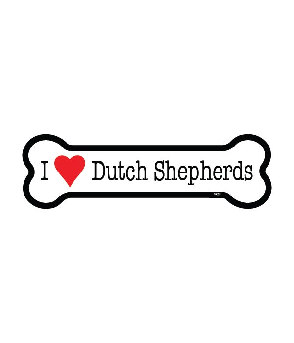 Dutch Sheperds bone magnet