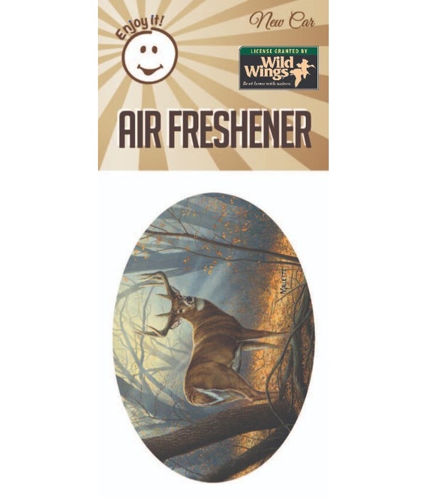 Whitetail Deer Scene Air Freshener