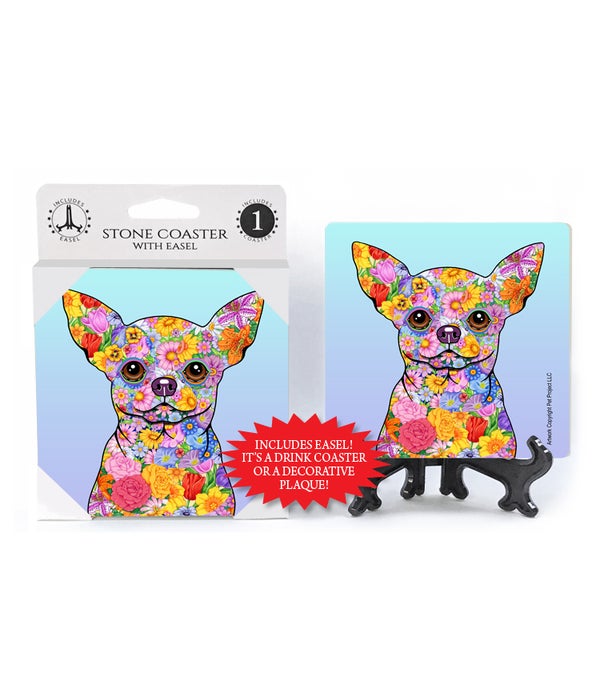Chihuahua -1 pack stone coaster