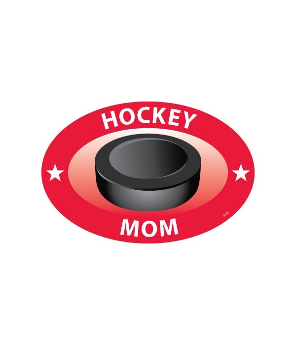 Hockey Mom Oval magnet