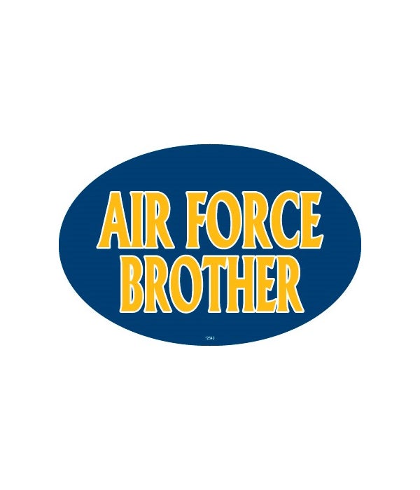 Air Force Brother Oval magnet