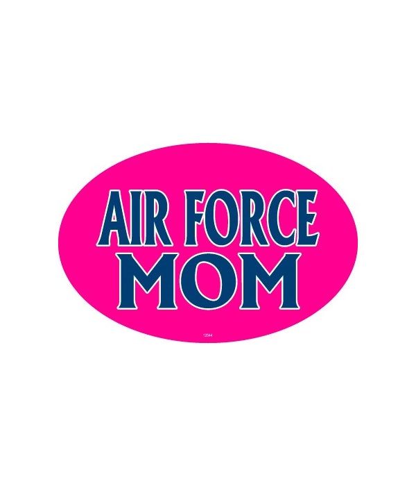 Air Force Mom-4x6 Oval Magnet