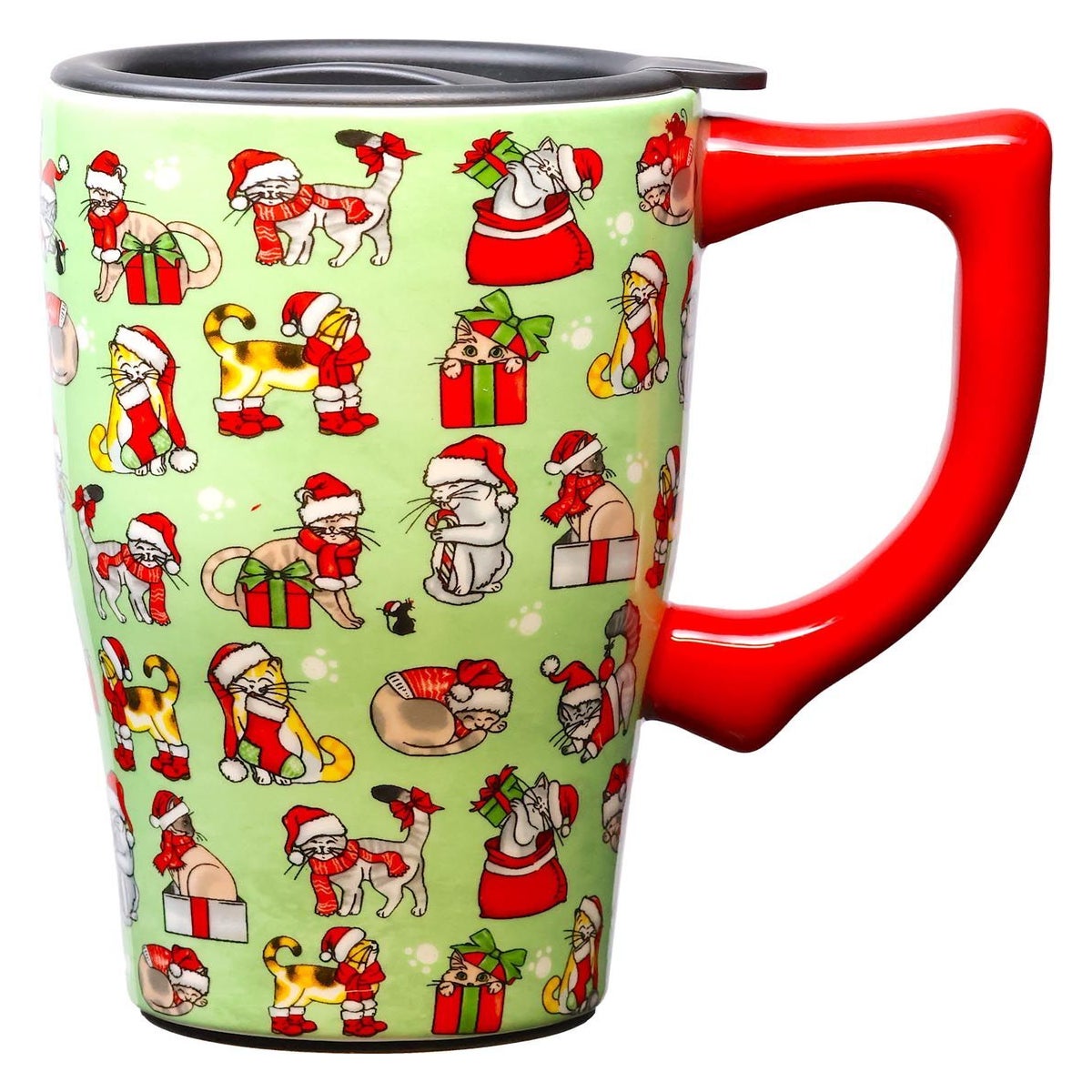 Travel Mug with Handle - Crock A Doodle Bentonville