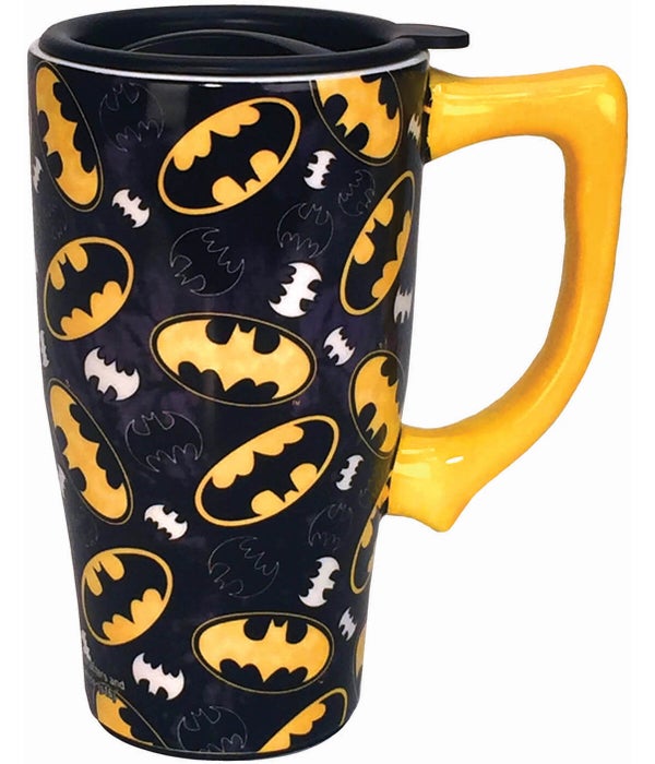 BATMAN LOGOS  Ceramic Travel Mug with Handle