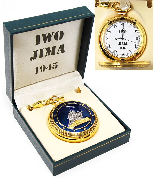 *Blue Iwo Jima pocket watch