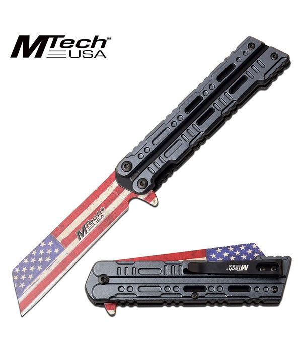 MTECH USA 3.5" STEEL BLADE S/A KNIFE