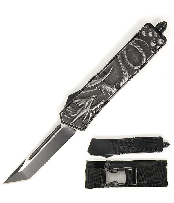 OTF Black Dragon Pocket Knife