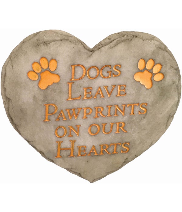 DOGS PAWPRINTS Stepping Stone
