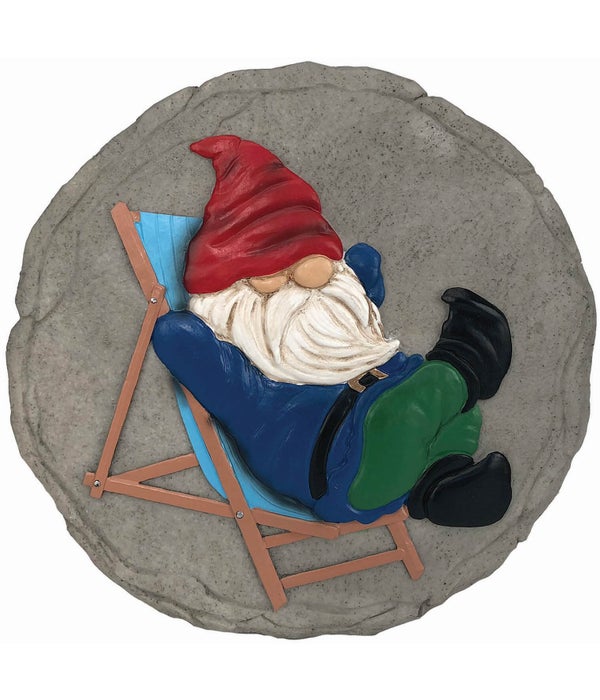 LOUNGING GNOME STEPPING STONE