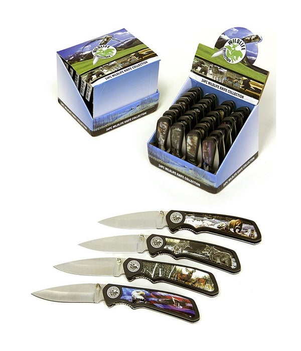 Wildlife Knives (4/A) - 24pc. Display