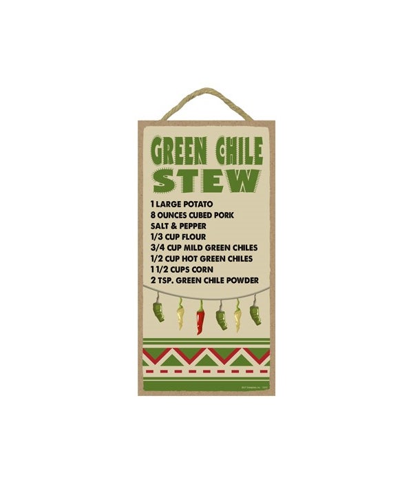 Green Chile Stew - Recipe 5x10
