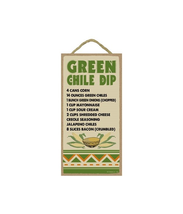 Green Chile Dip - Recipe 5x10