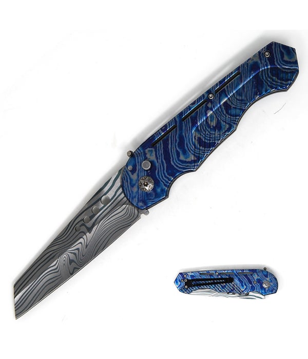 ASO 5.5" Blue Handle Knife