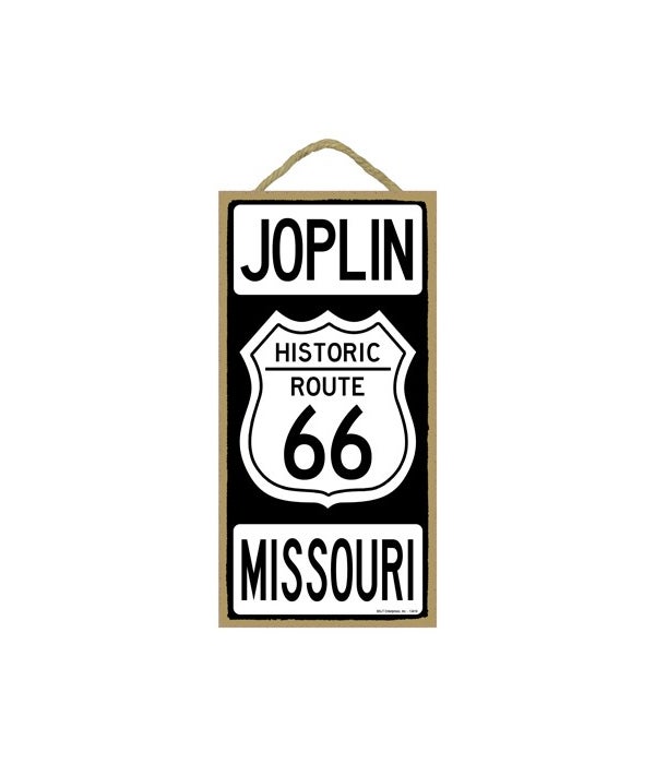 Historic ROUTE 66 Joplin, Missouri (blac