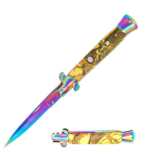 ASO Rainbow Blade Knife 5.5" Closed