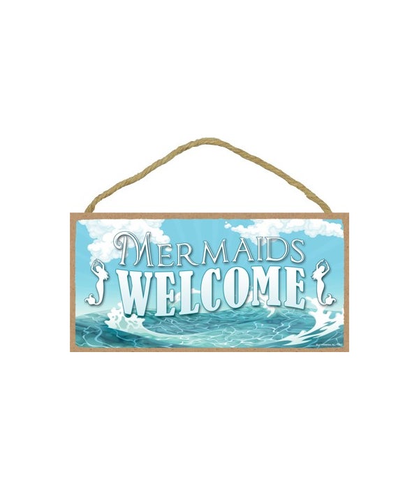 Mermaids welcome 5x10